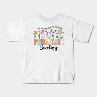 Funny Pediatric Oncology Nurse Kids T-Shirt